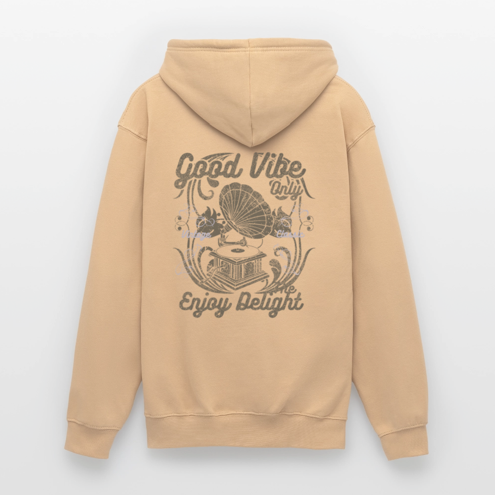 Good vibe Unisex Hoodie - peach