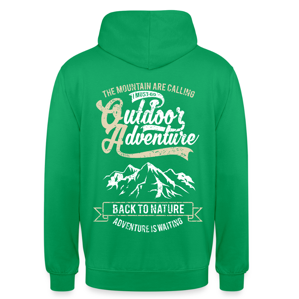 Outdoor Adventure Unisex Hoodie - kelly green