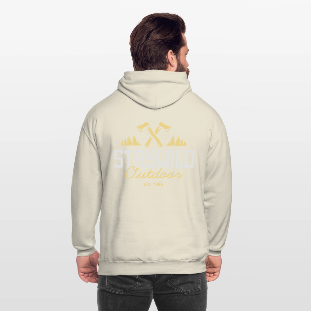 Sign Stay Wild Outdoors Unisex Hoodie - vanilla