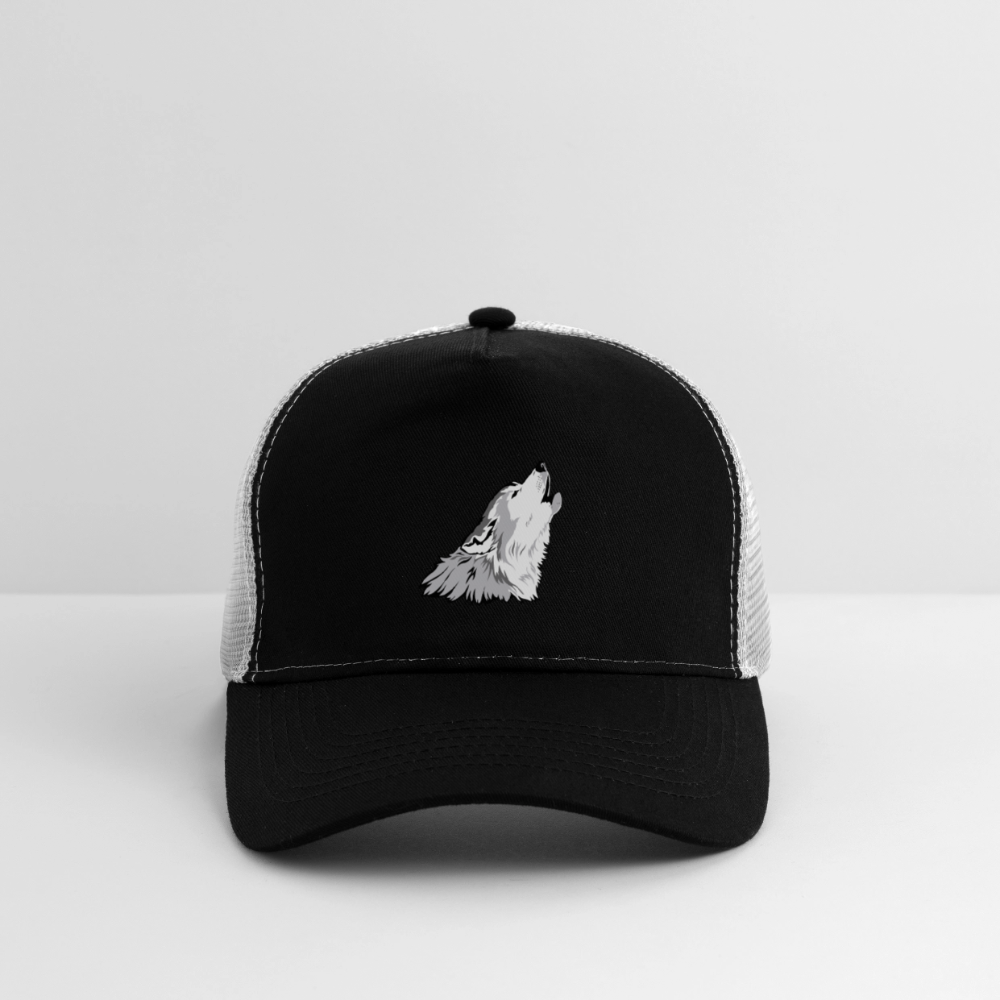 Wolf  Trucker Cap - black/stone grey