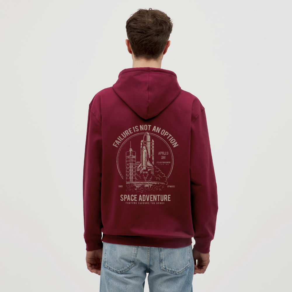 Space Adventure Unisex Hoodie - bordeaux