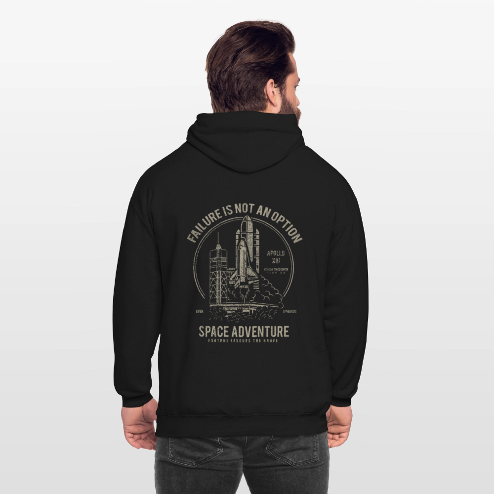 Space Adventure Unisex Hoodie - black