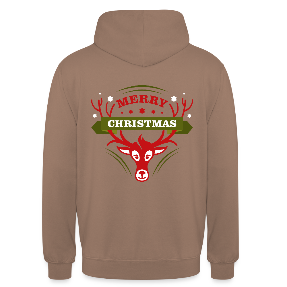 Merry Christmas Unisex Hoodie - mocha
