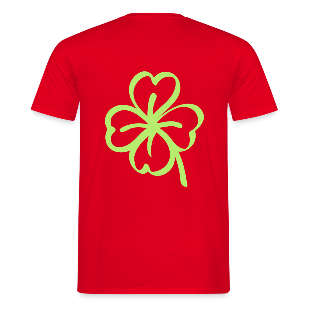 Shamrock Men's T-Shirt - red