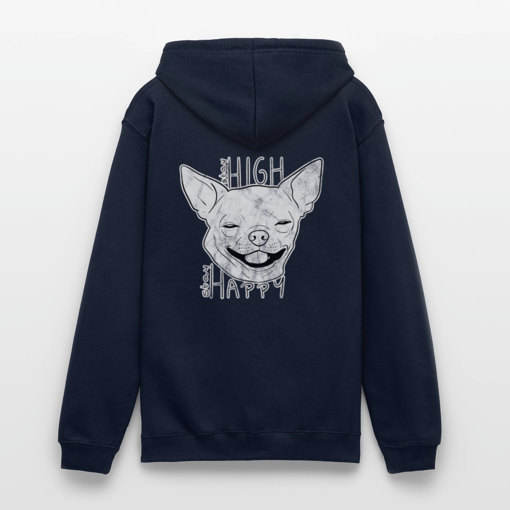 Stay high stay happy Unisex Hoodie - navy