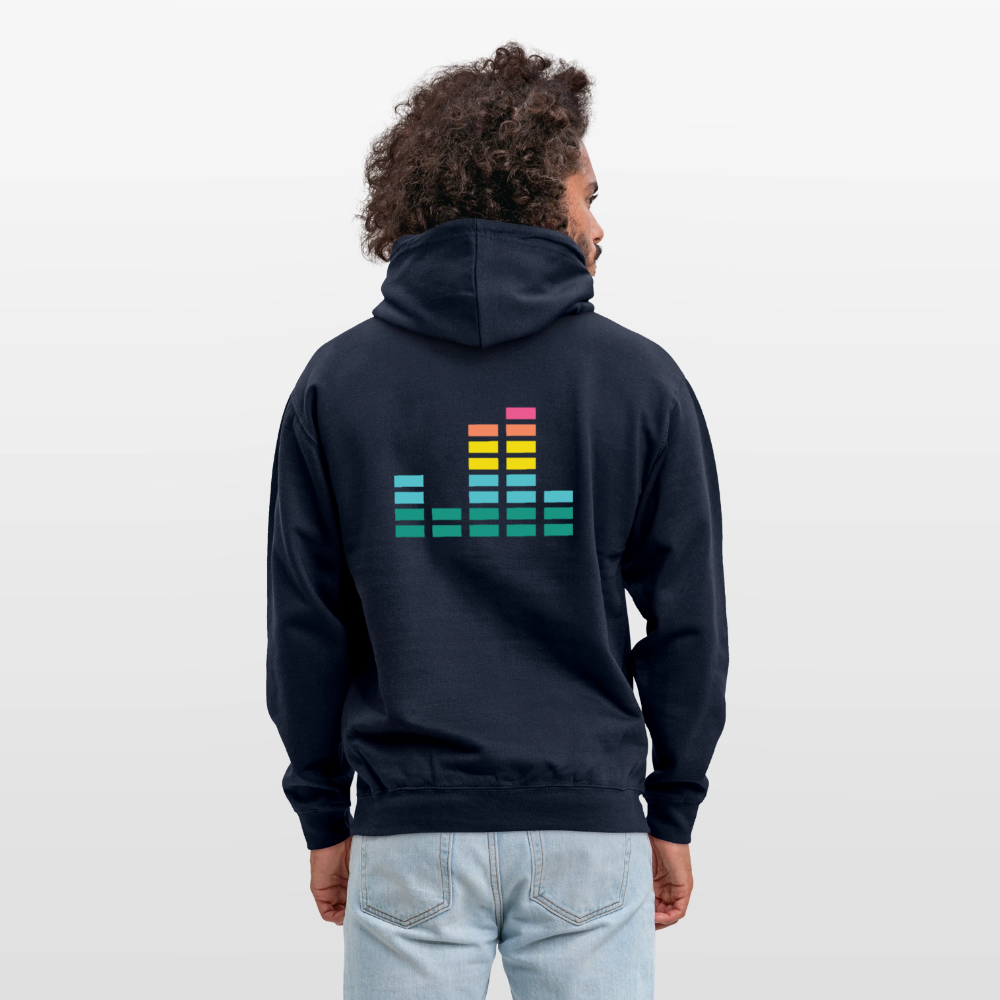 Equalizer Unisex Hoodie - navy