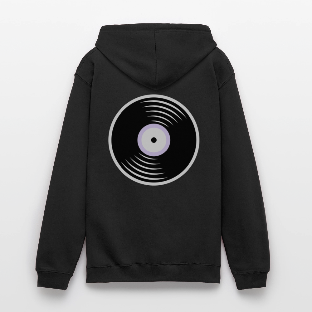 Vinyl Unisex Hoodie - black