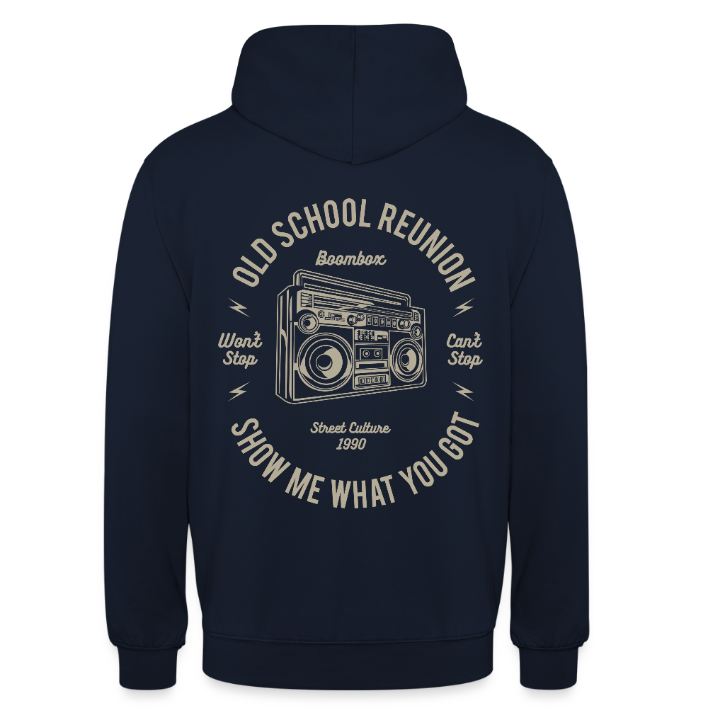 Old school reunion Unisex Hoodie - navy
