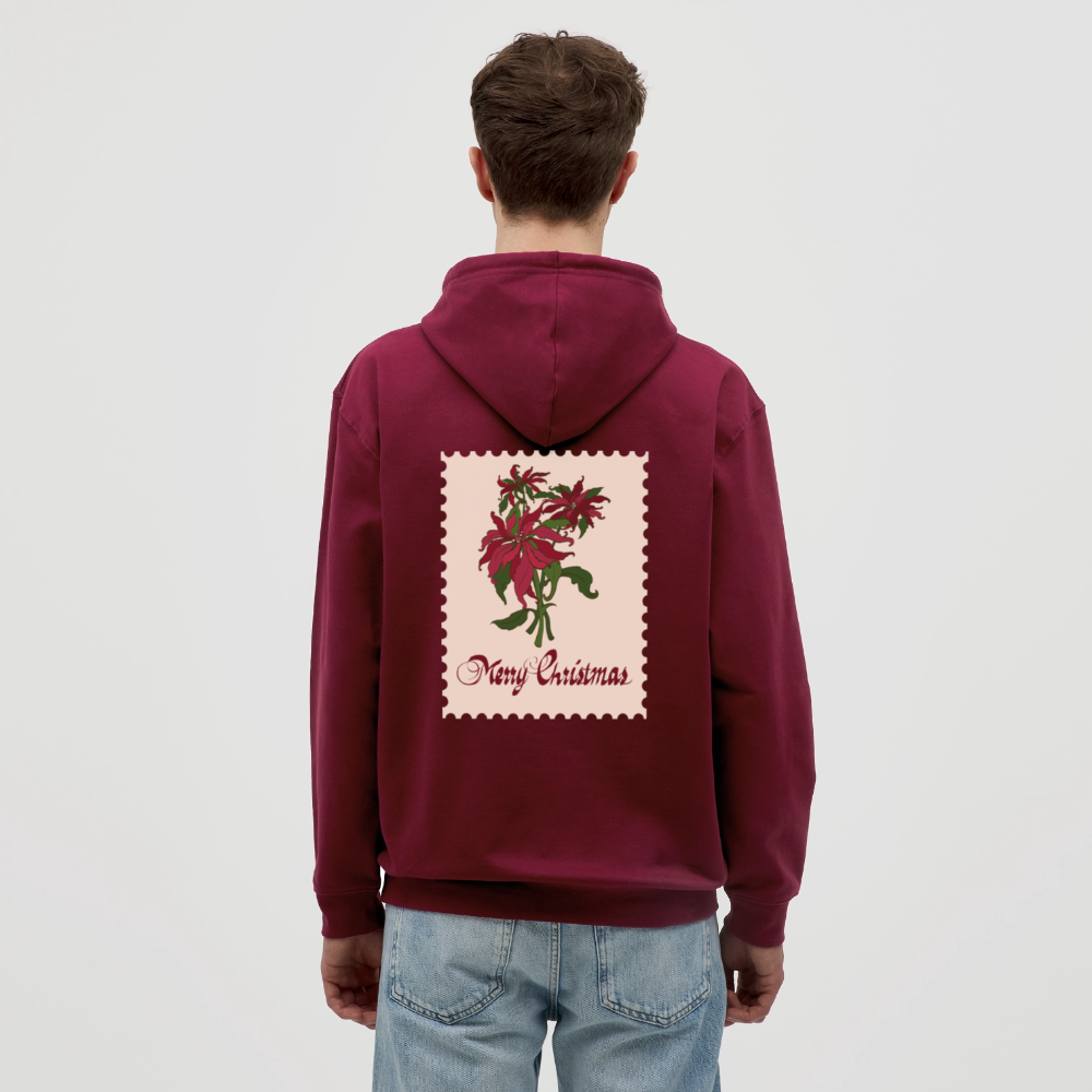 Merry Christmas Unisex Hoodie - bordeaux