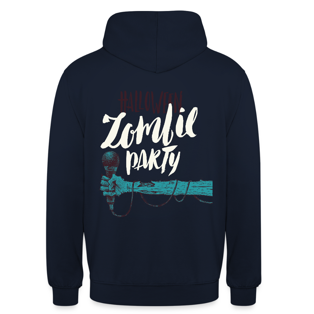 Halloween zombie party Unisex Hoodie - navy