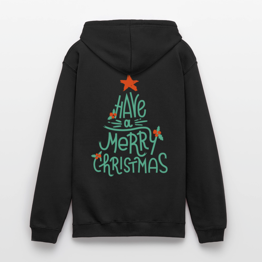 Merry christmas Unisex Hoodie - black