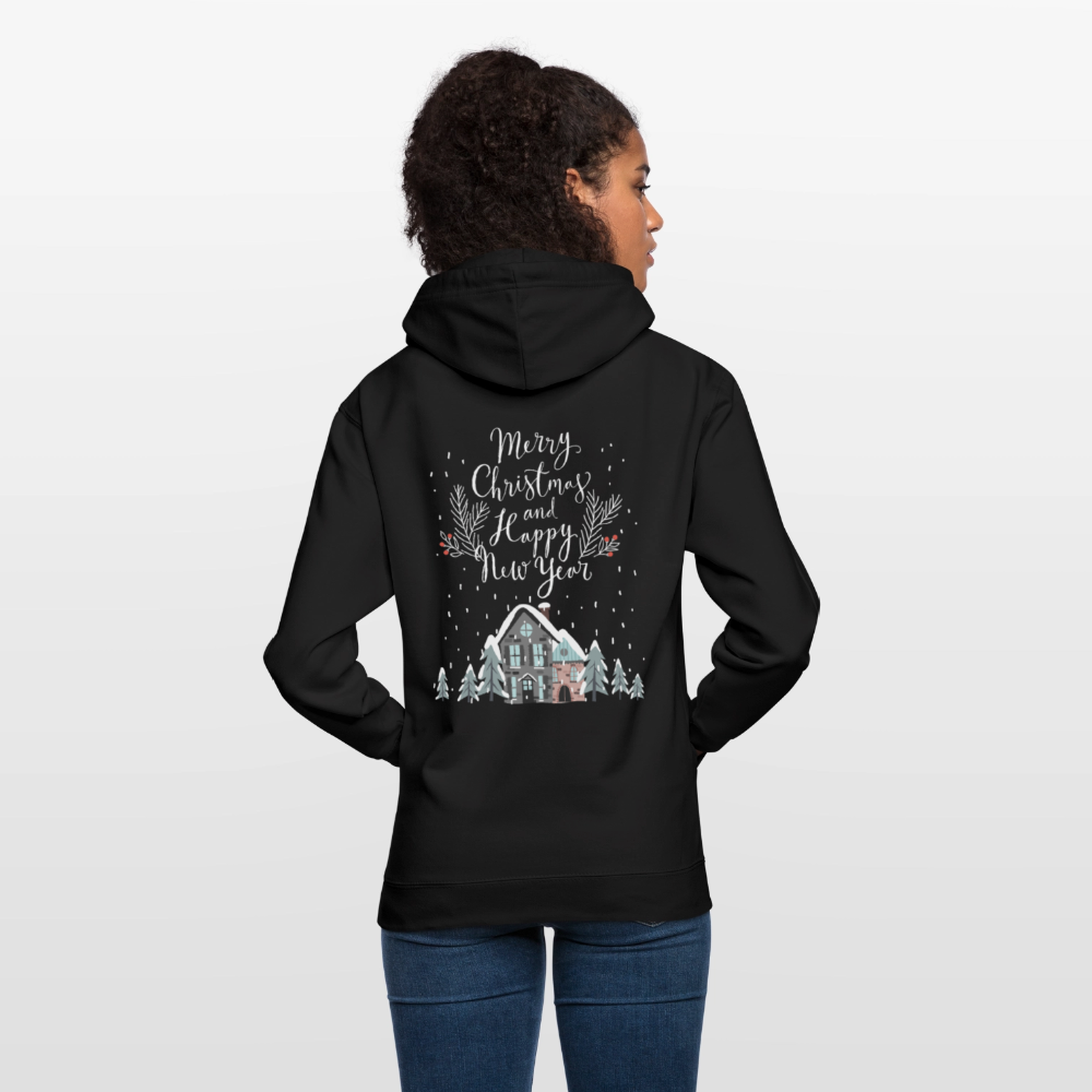 Christmas Quote Unisex Hoodie - black