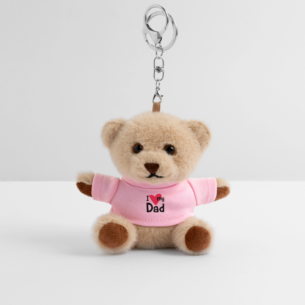 I Love My Dad Gift Plush keyring - pink