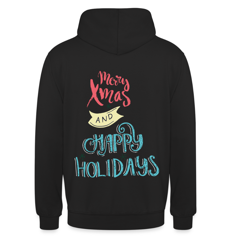 MerryChristmas Unisex Hoodie - black