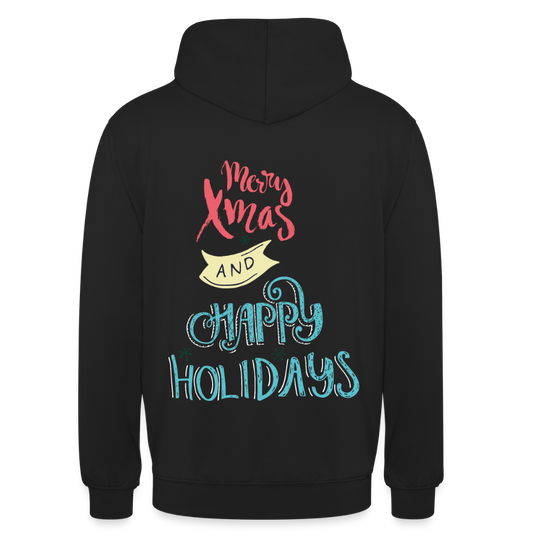 MerryChristmas Unisex Hoodie - black