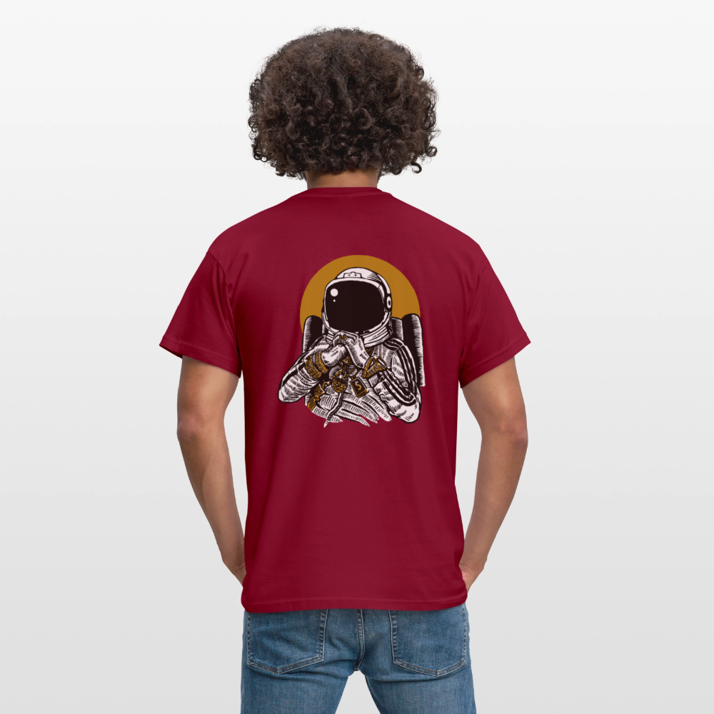Space Dee Jay Men's T-Shirt - brick red