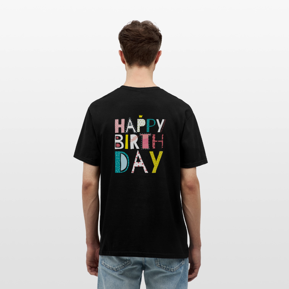 Happy birthday Men's T-Shirt - black