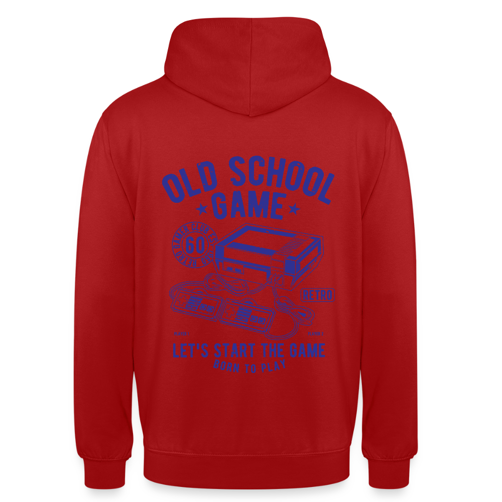 Oldschool game Unisex Hoodie - red