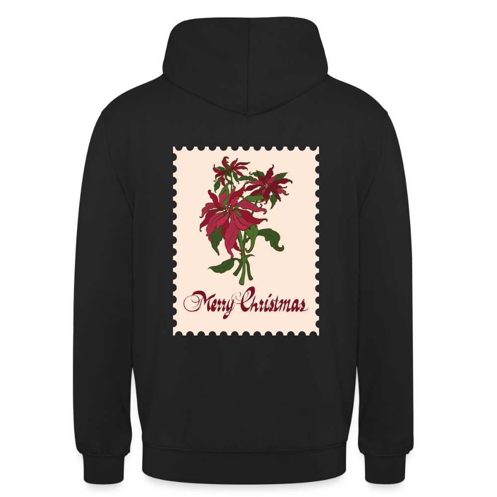 Merry Christmas Unisex Hoodie - black