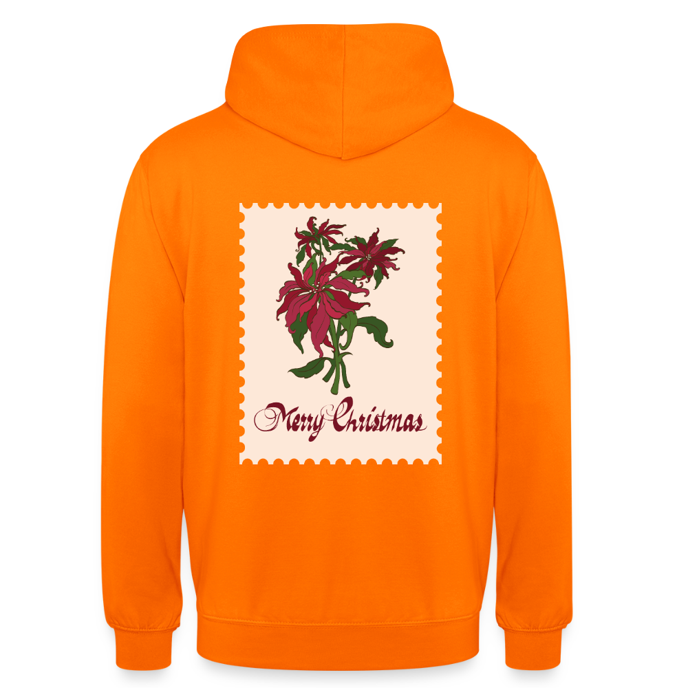 Merry Christmas Unisex Hoodie - orange