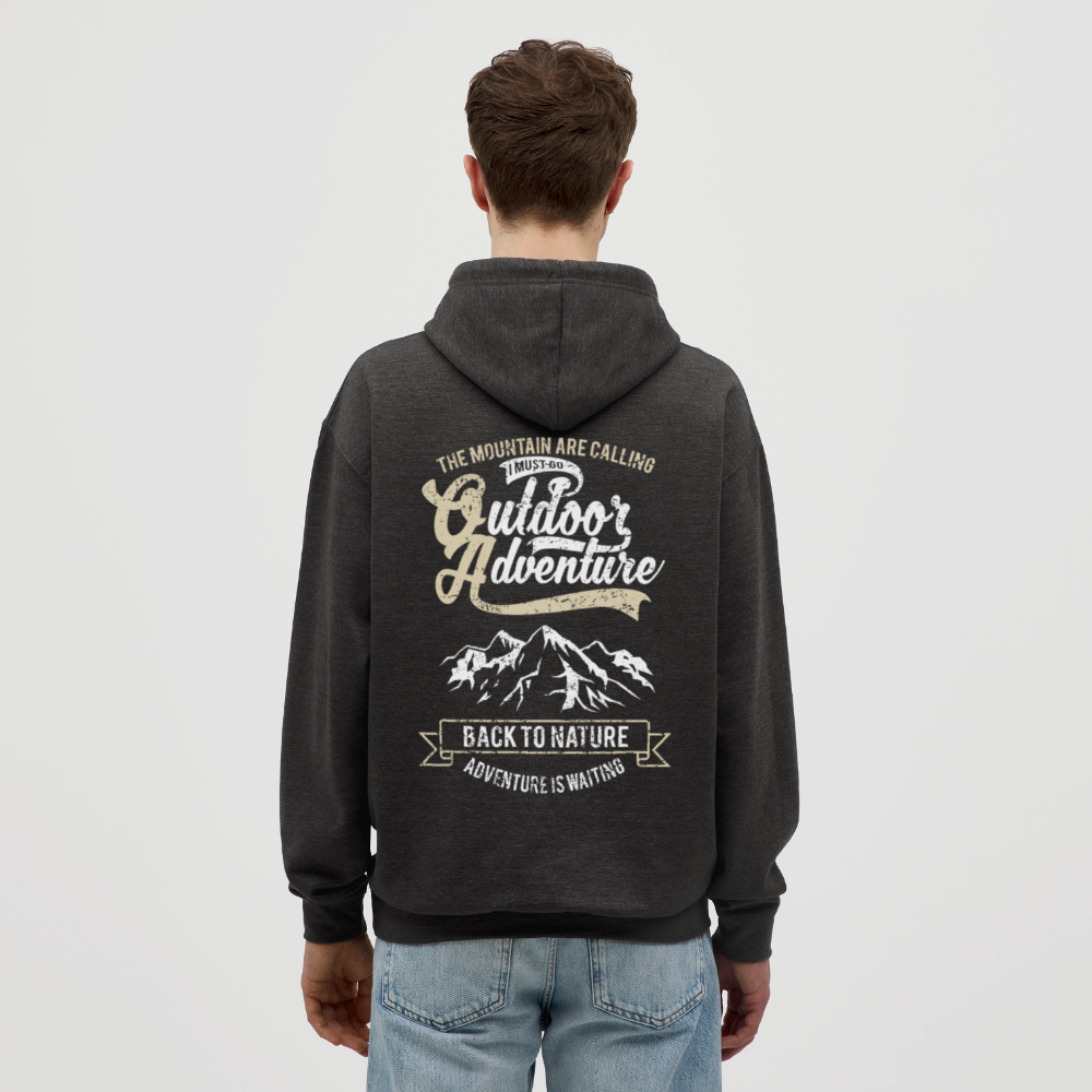 Outdoor Adventure Unisex Hoodie - charcoal grey