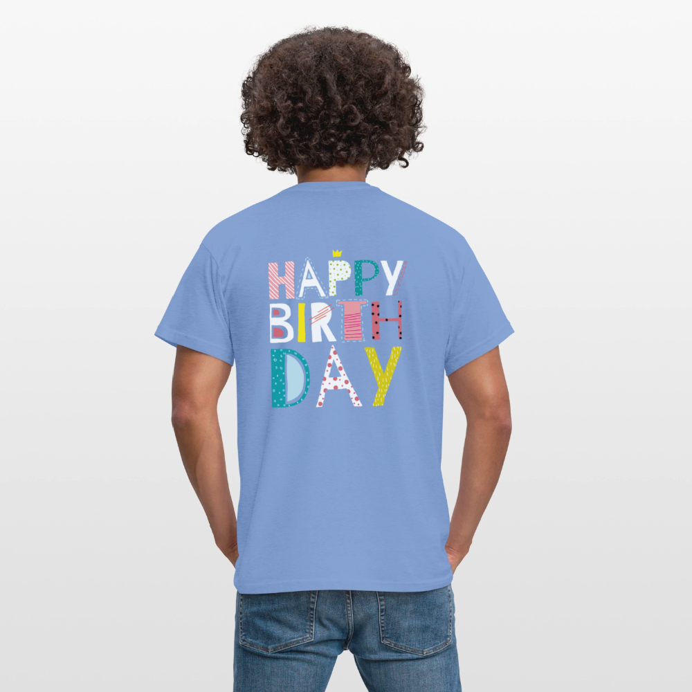 Happy birthday Men's T-Shirt - carolina blue