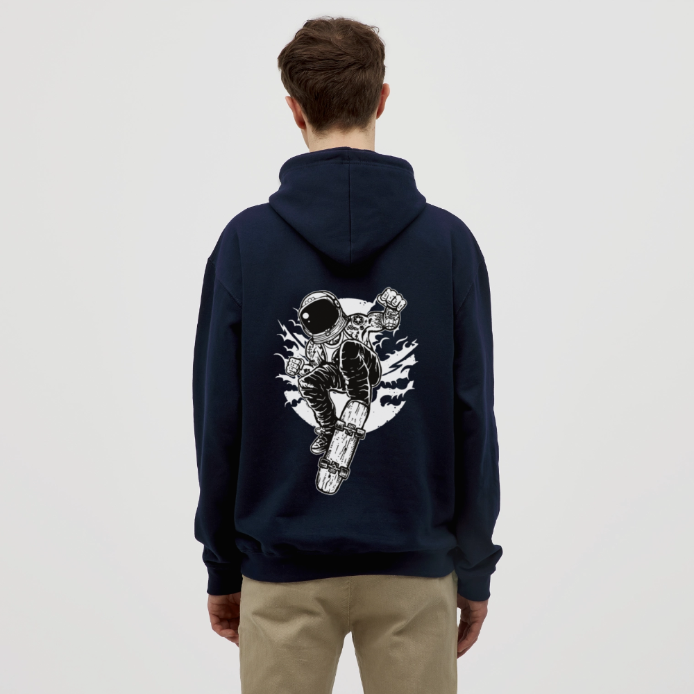Astraunaut Space Skater Unisex Hoodie - navy