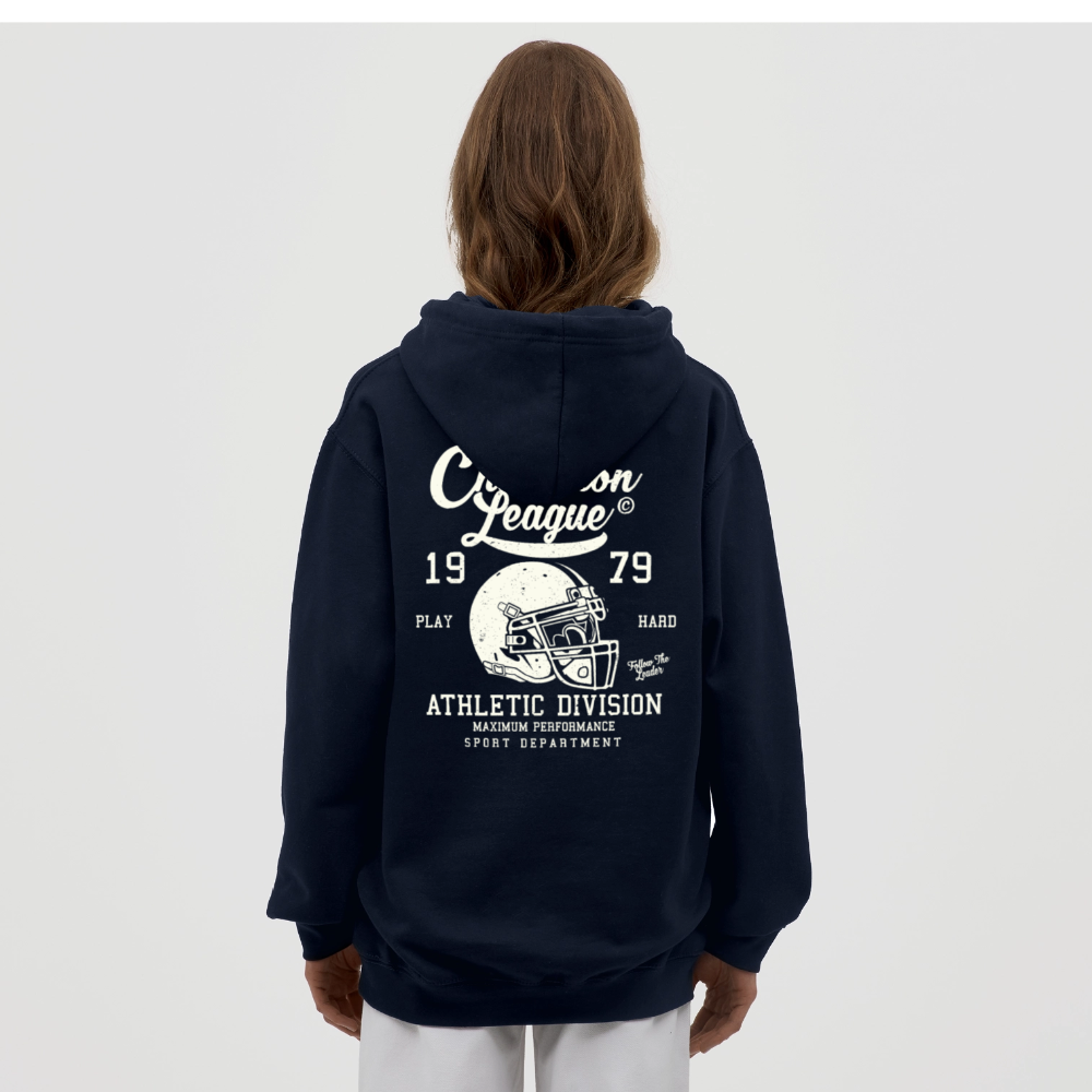 Champion League Unisex Hoodie - navy