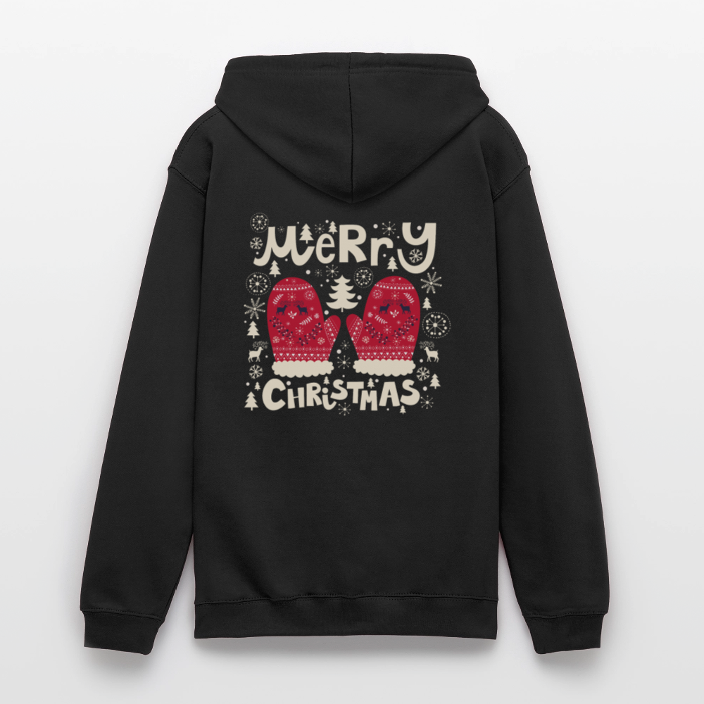 Merry christmas gloves Unisex Hoodie - black