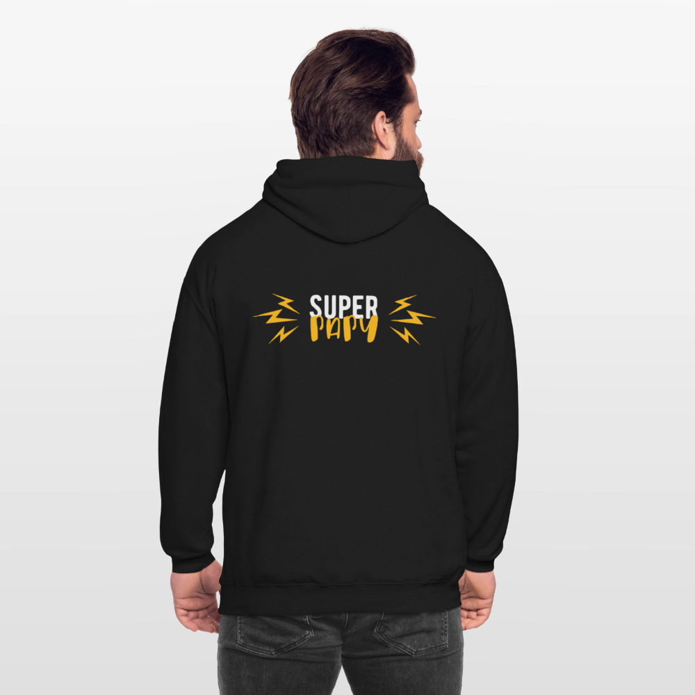 Super Papy 3 Unisex Hoodie - black