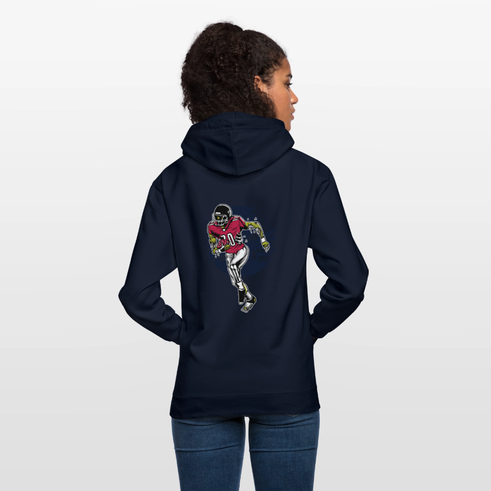 Zombie footballer Unisex Hoodie - navy
