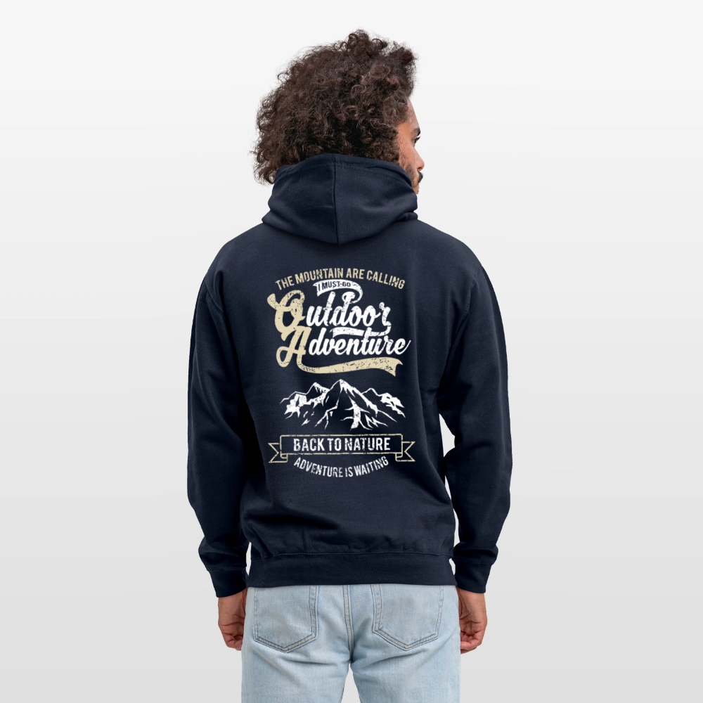 Outdoor Adventure Unisex Hoodie - navy