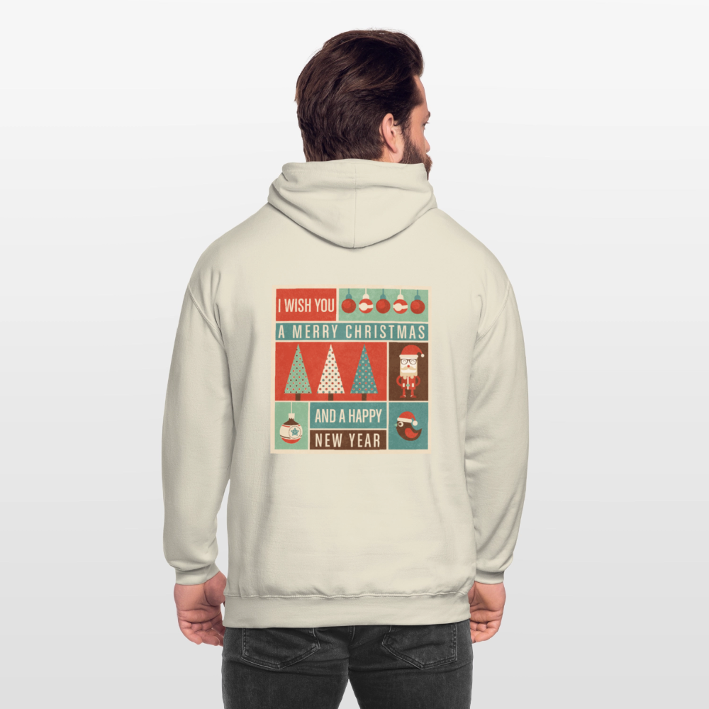Merry Christmas & happy New Year Unisex Hoodie - vanilla
