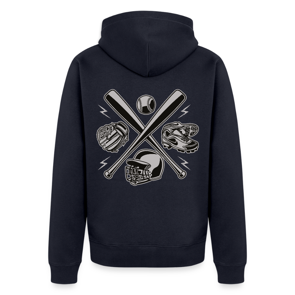 Champion Baseball Men's Premium Hooded Jacket - navy