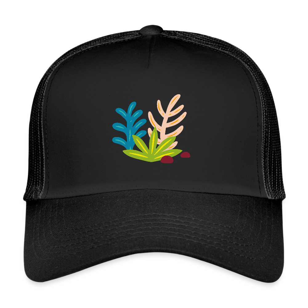 Plants Trucker Cap - black/black