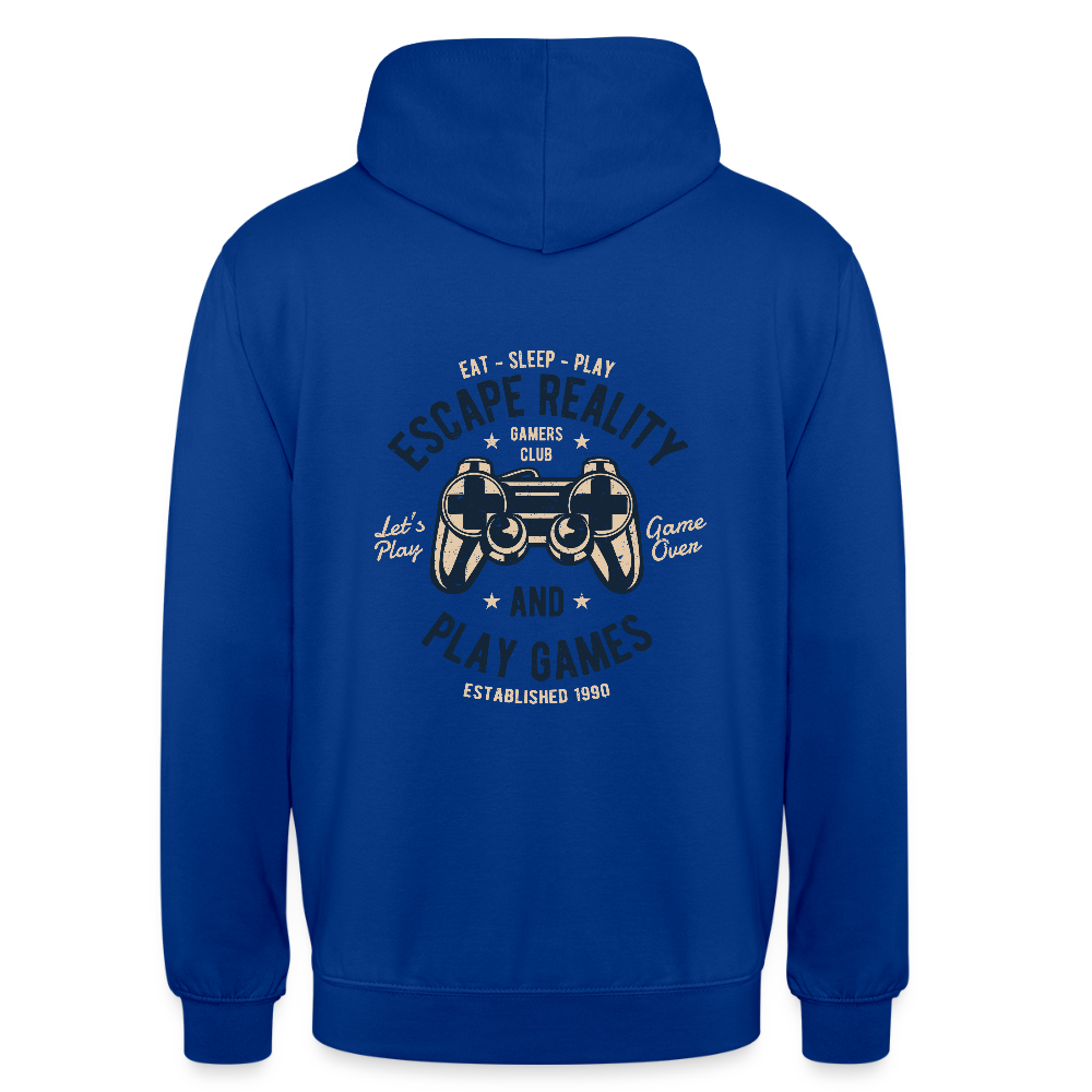 Escape Reality Unisex Hoodie - bright royal