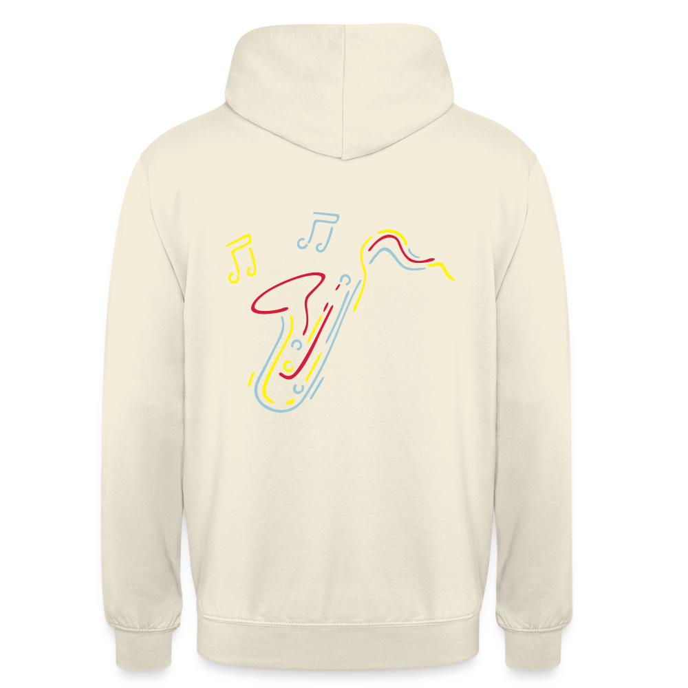 Saxophone  Unisex Hoodie - vanilla