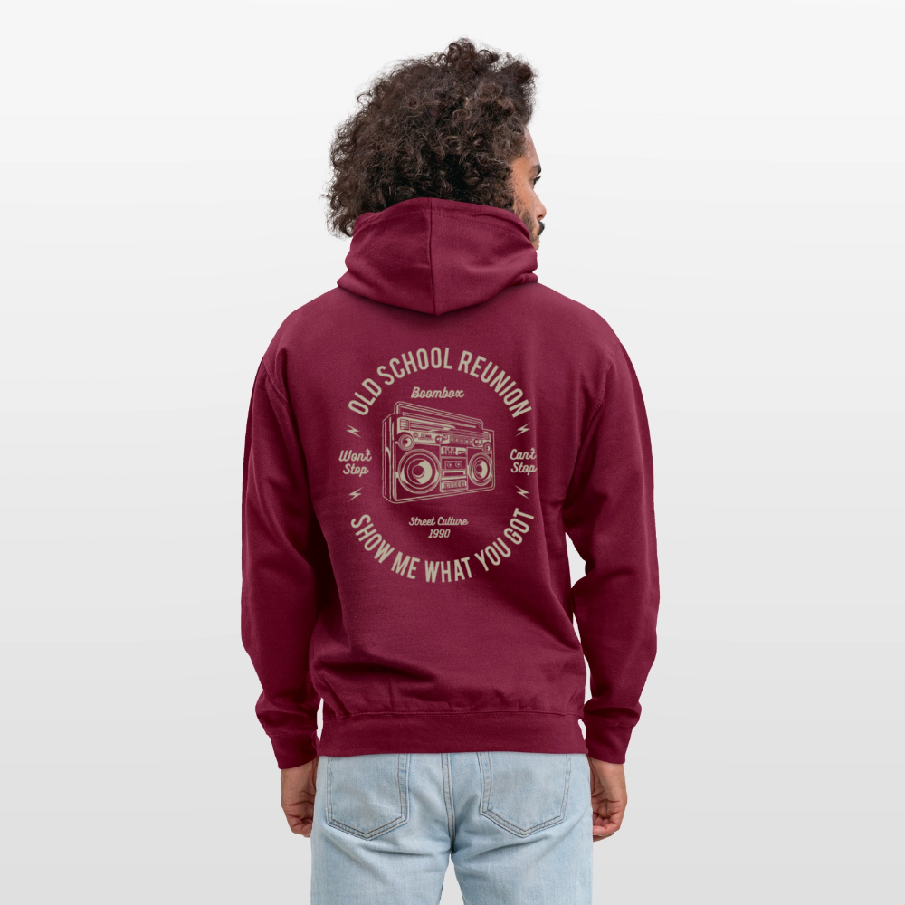 Old school reunion Unisex Hoodie - bordeaux