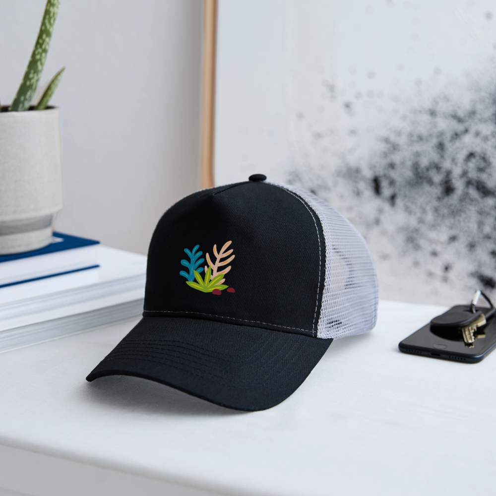 Plants Trucker Cap - black/stone grey