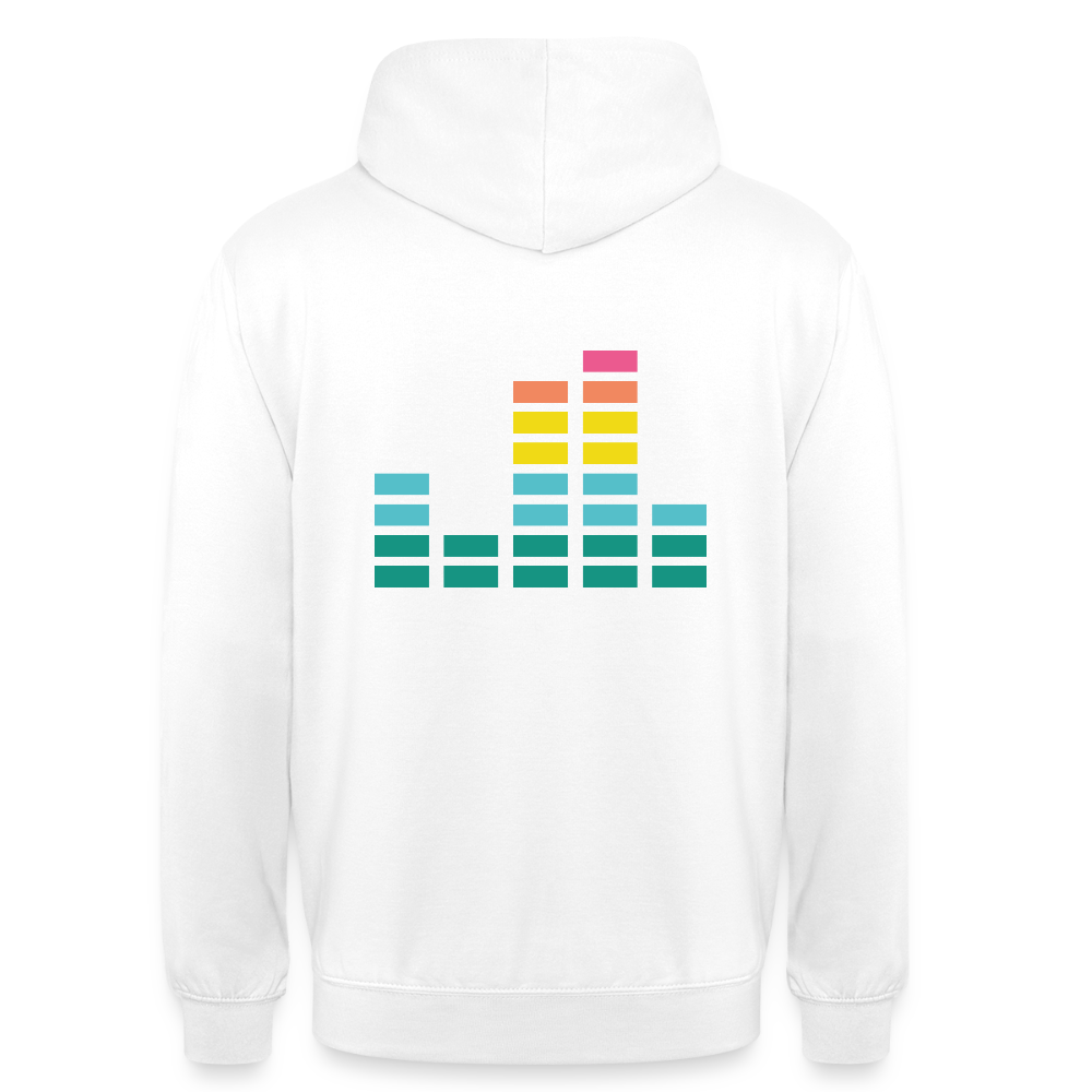 Equalizer Unisex Hoodie - white