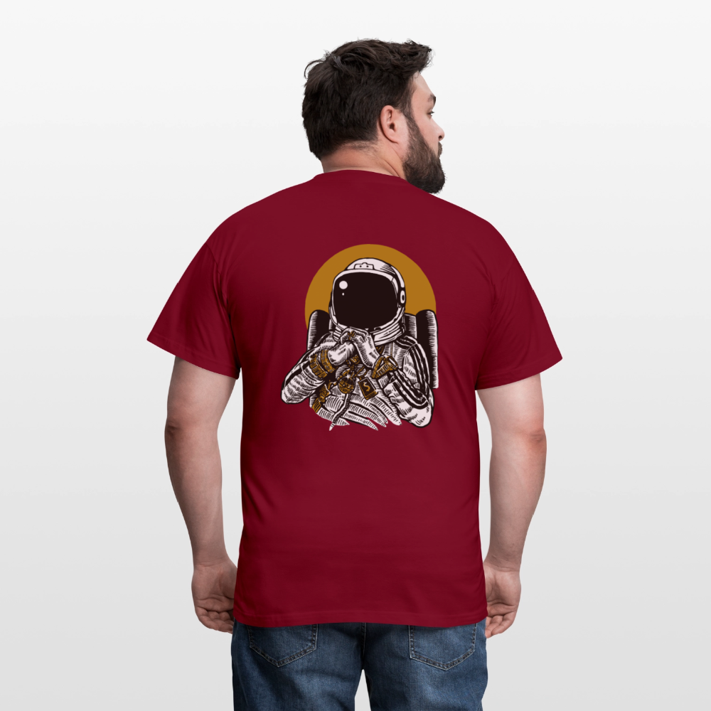 Space Dee Jay Men's T-Shirt - brick red