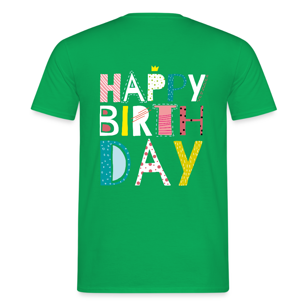 Happy birthday Men's T-Shirt - kelly green