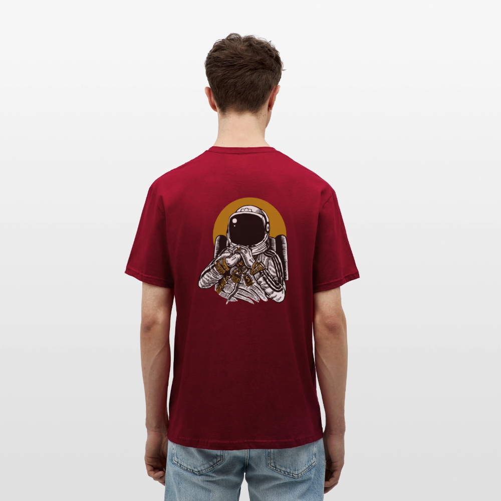 Space Dee Jay Men's T-Shirt - brick red