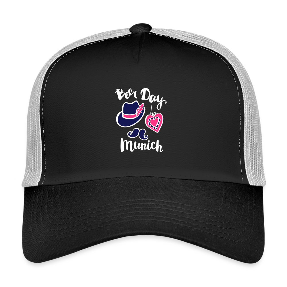 Beer day Trucker Cap - black/stone grey