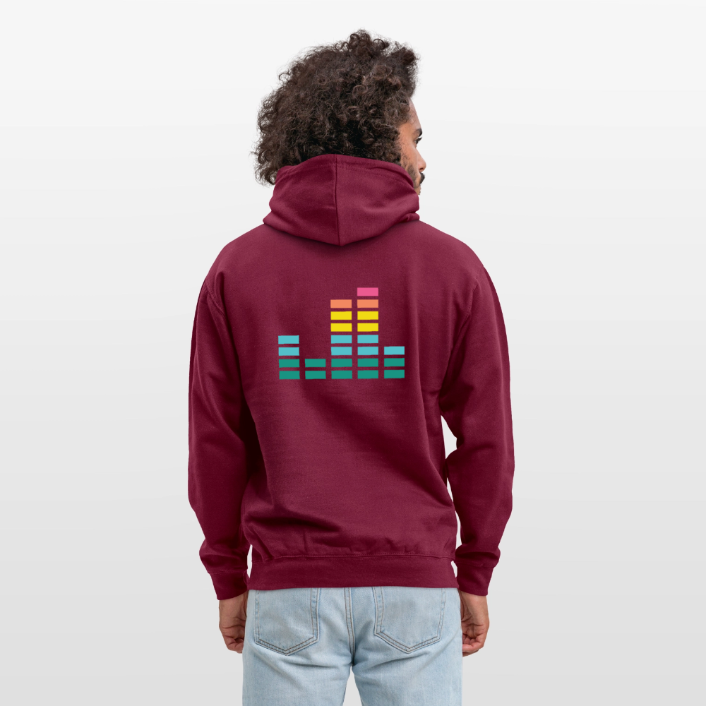 Equalizer Unisex Hoodie - bordeaux