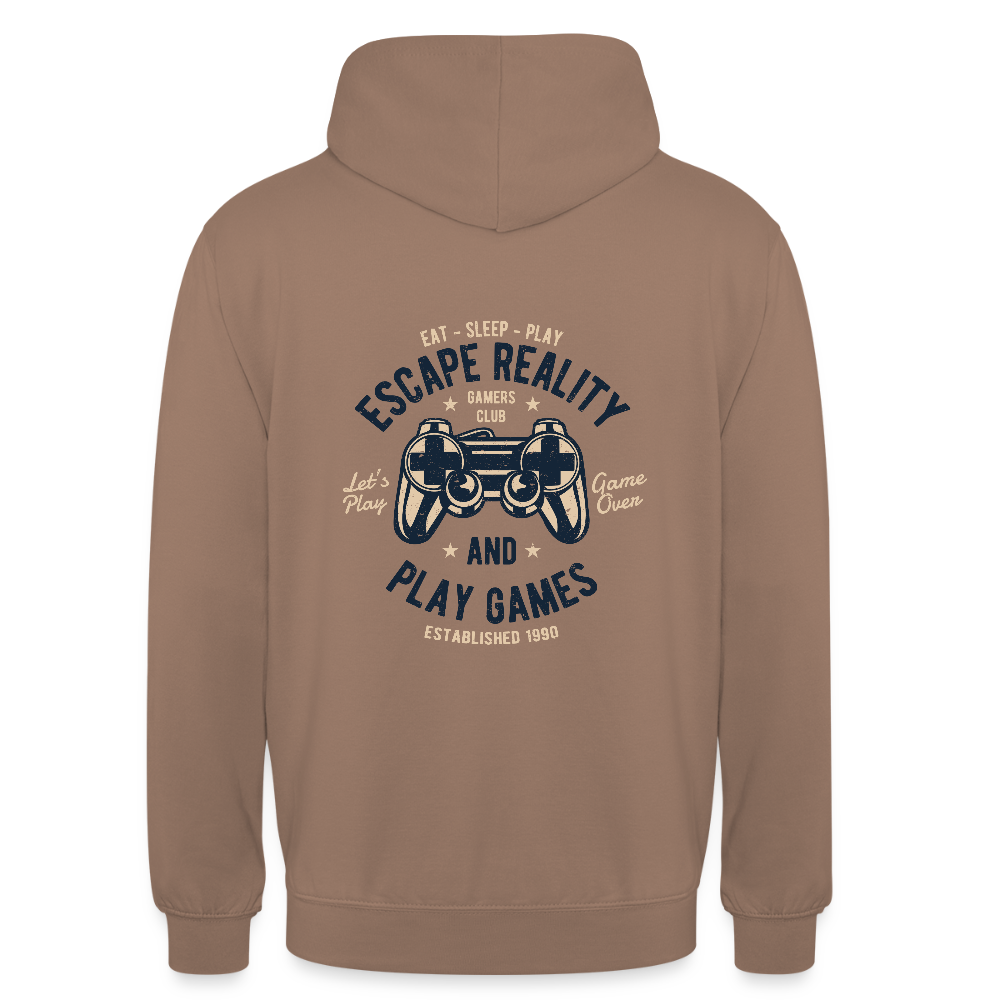 Escape Reality Unisex Hoodie - mocha