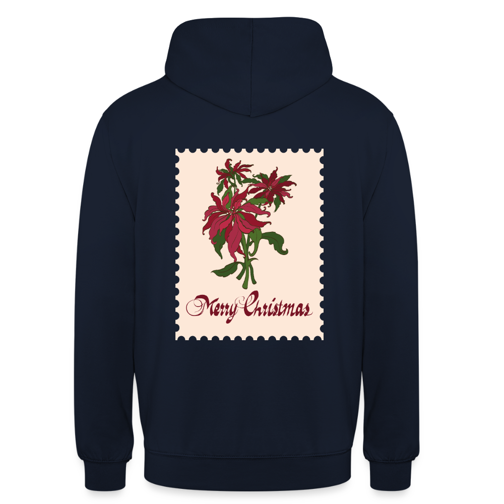 Merry Christmas Unisex Hoodie - navy