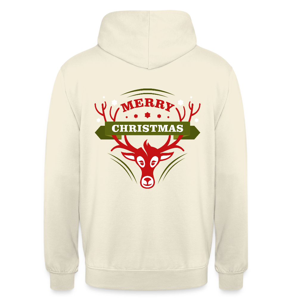 Merry Christmas Unisex Hoodie - vanilla