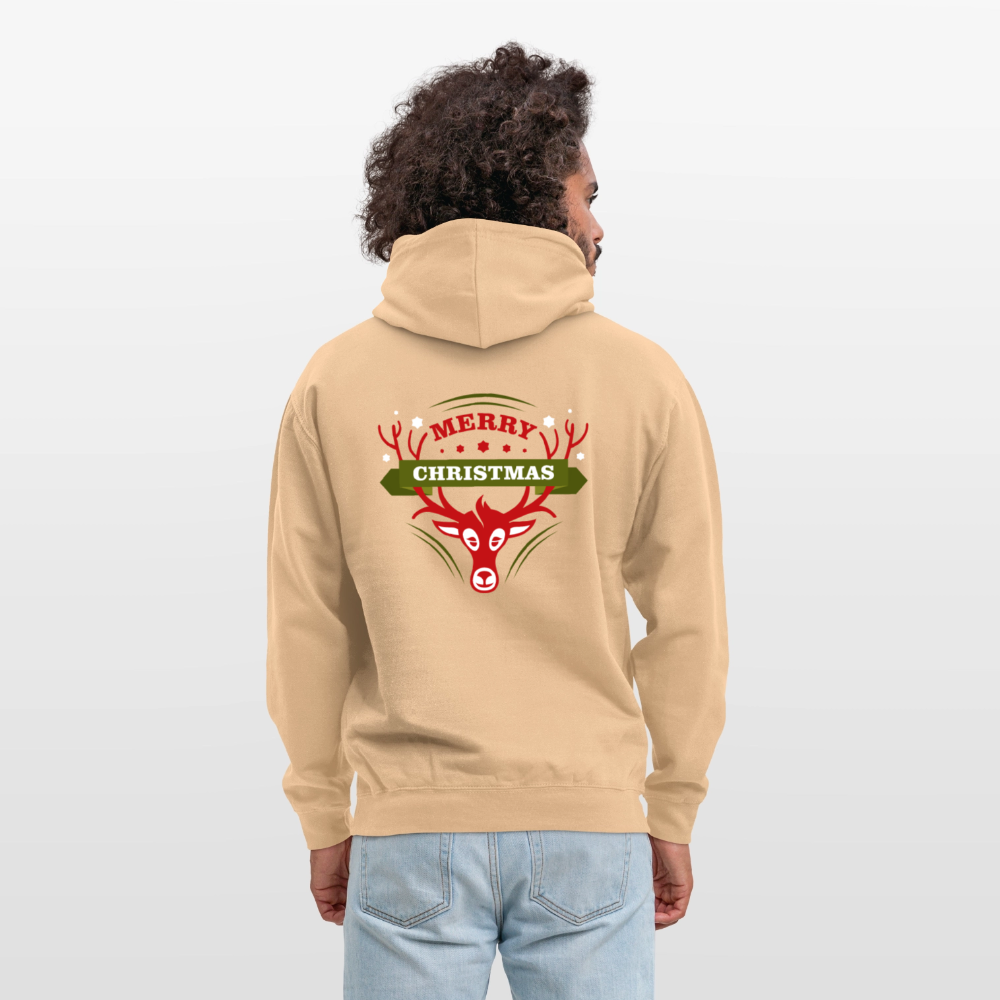 Merry Christmas Unisex Hoodie - peach