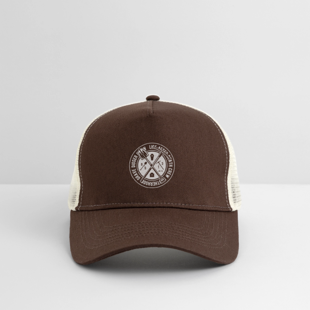 Digger Trucker Cap - brown/beige